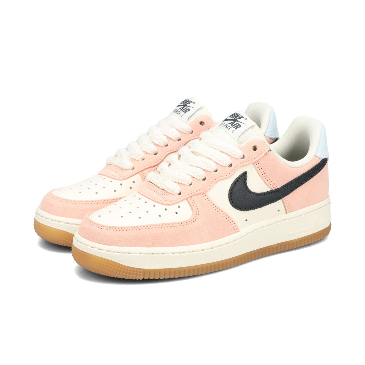 NIKE WMNS AIR FORCE 1 '07 ナイキ ウィメンズ エア フォース 1 '07 海外限定 日本未発売 レディース スニーカー ローカット ARCTIC ORANGE/PALE IVORY/GLACIER BLUE/OFF NOIR ピンク HJ7342-800