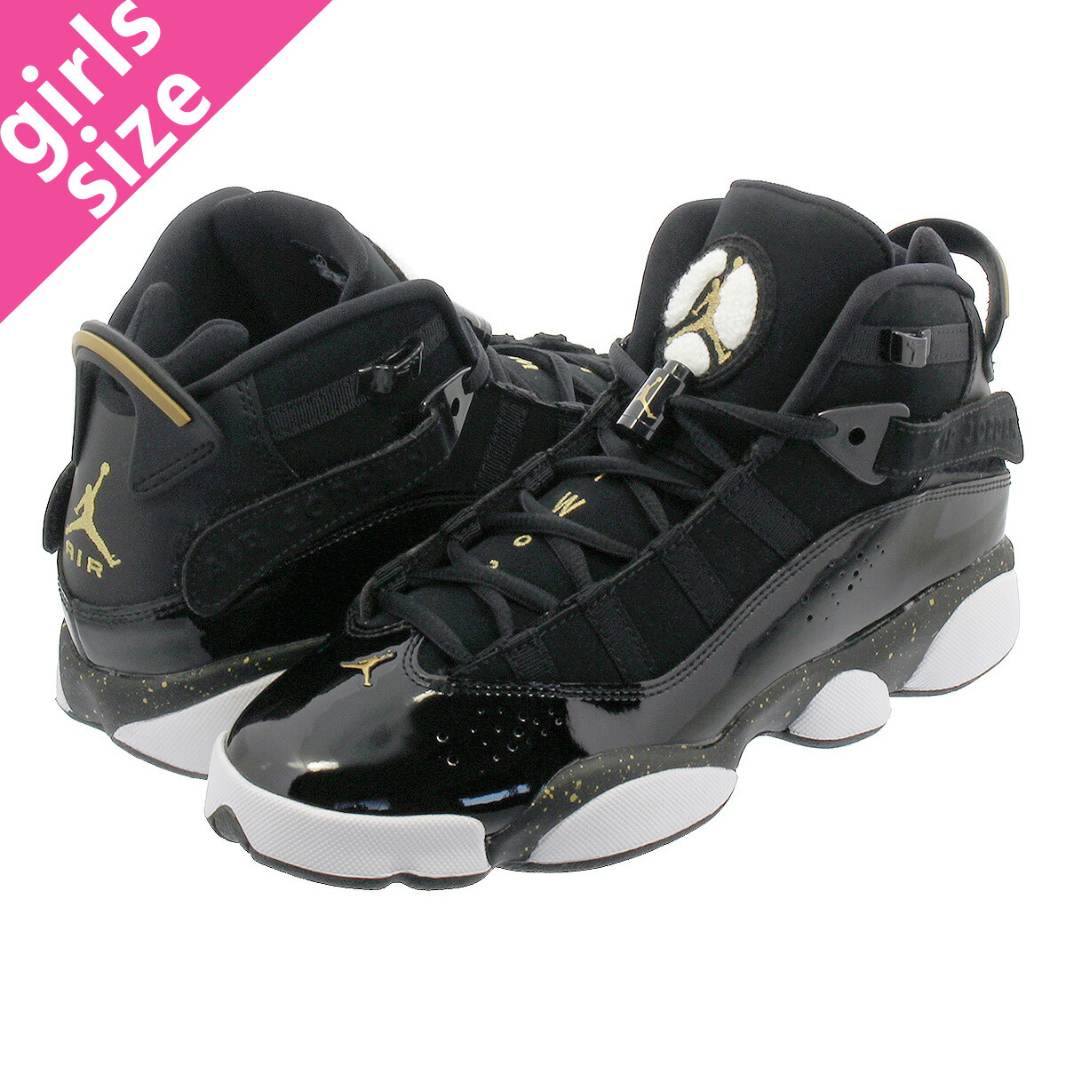 jordan 6 rings gold and white