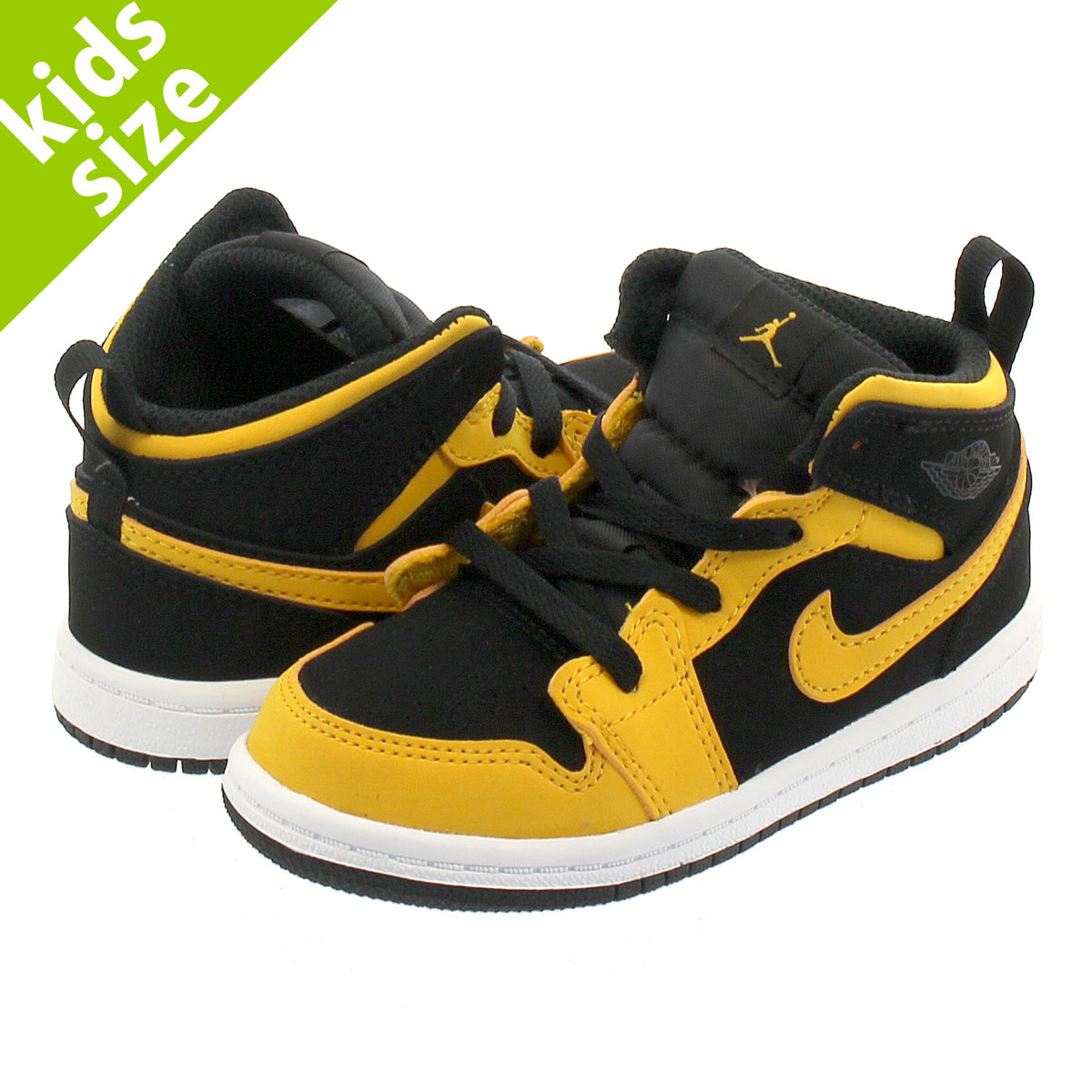 nike air jordan 1 black yellow