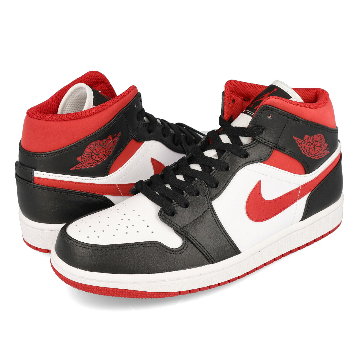 55 以上節約 楽天市場 ビッグサイズ Nike Air Jordan 1 Mid ナイキ エア ジョーダン 1 ミッド White Gym Red Black 122 Lowtex ビッグ スモール店 超歓迎 Gsp Sib Ru