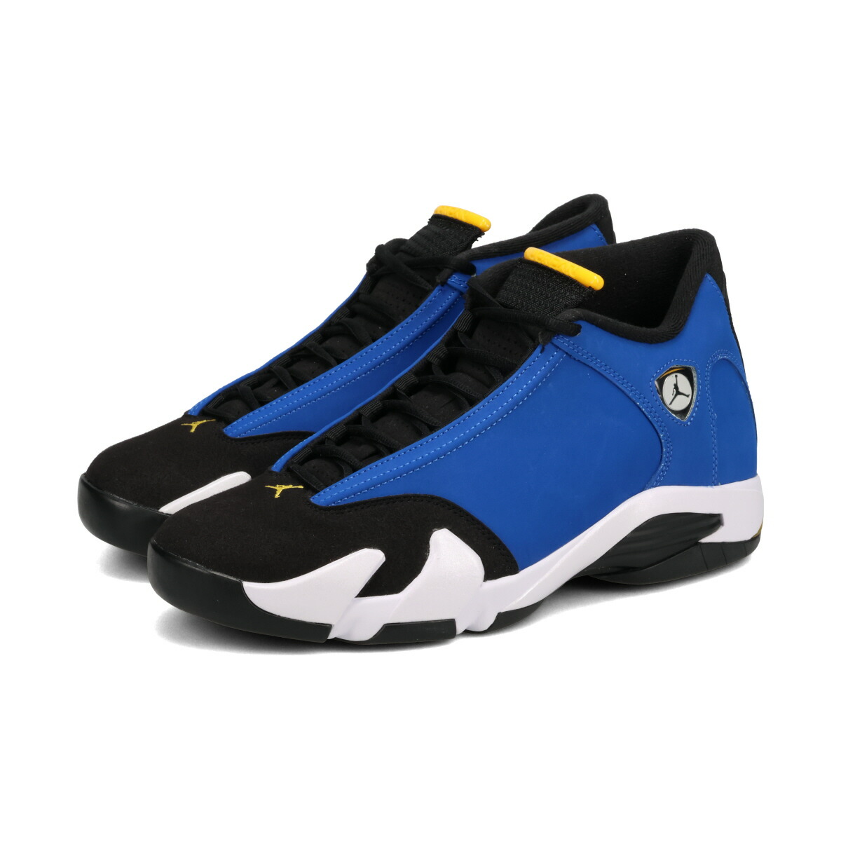 NIKE AIR JORDAN 14 RETRO 【LANEY】 ナイキ エア ジョーダン 14 レトロ 【レイニー】 海外限定 日本未発売モデル メンズ スニーカー ミッドカット VARSITY ROYAL/BLACK/VARSITY MAIZE/WHITE ブルー 487471-407｜KICKS LAB. アウトレット店