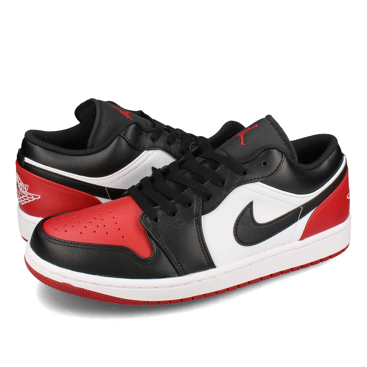エア ジョーダン1 LOW メンズスニーカー 25cm 黒ブラック×赤レッド 楽天市場】NIKE AIR JORDAN 1 LOW ナイキ エア ジョーダン 1