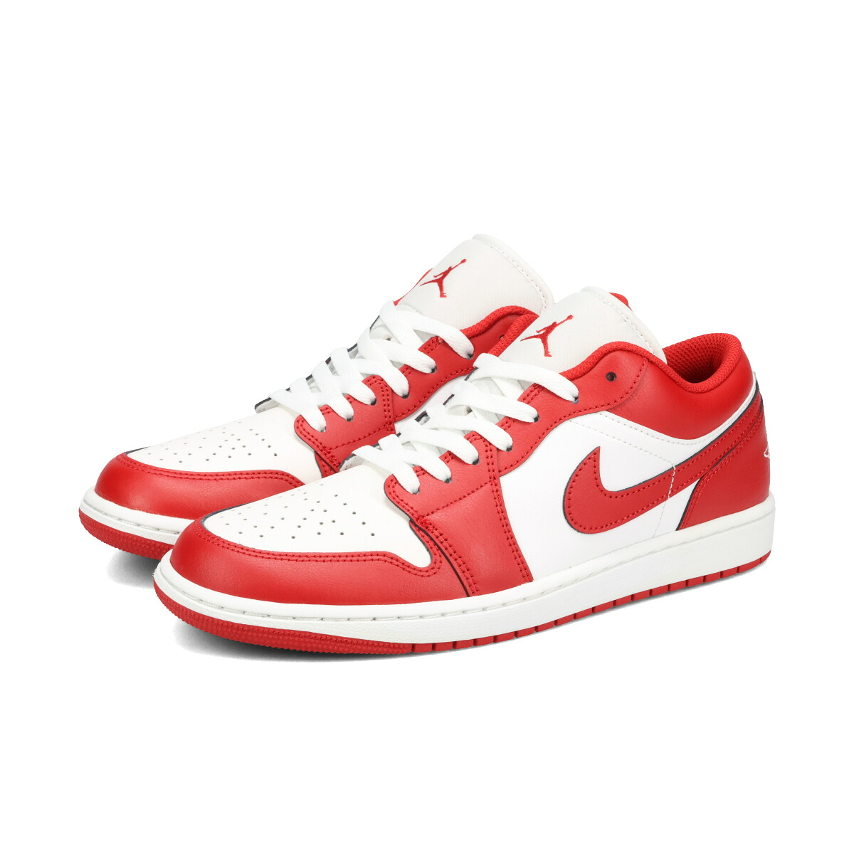 【15,000円均一SALE】 NIKE AIR JORDAN 1 LOW ナイキ エア ジョーダン 1 ロー メンズ スニーカー ローカット SUMMIT WHITE/SUMMIT WHITE/VARSITY RED ホワイト 553558-166