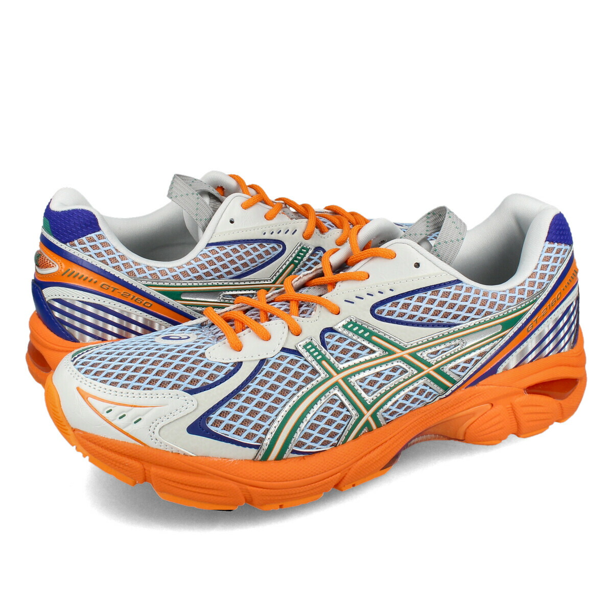 Asics トレーニングシューズ ホワイト/グリーン/オレンジ 1203a491-800.jpg