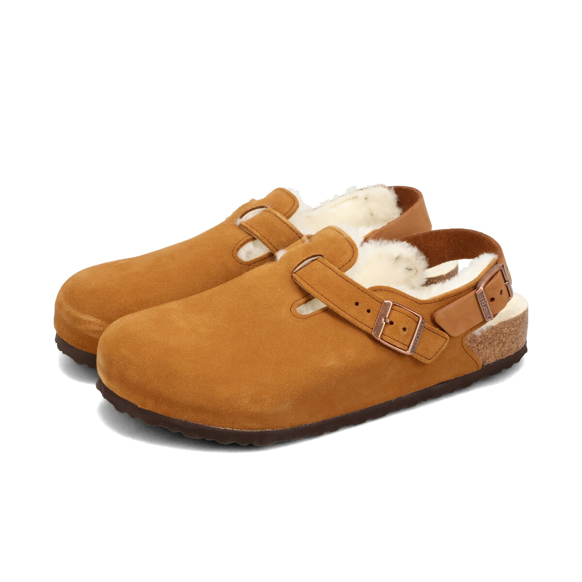 【30%OFF】 BIRKENSTOCK TOKIO SHEARLING SUEDE LEATHER 【REGULAR】 ビルケンシュトック トキオ シアリング スエードレザー レギュラーフィット メンズ サンダル MINK ブラウン BKS-1028374