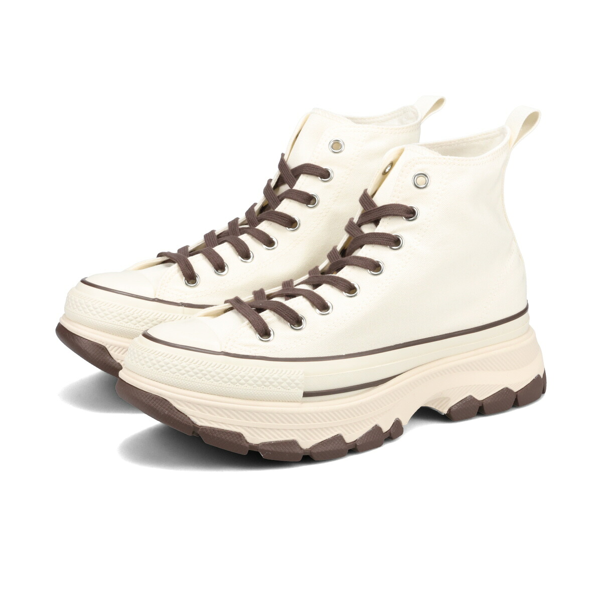 【30%OFF】 CONVERSE ALL STAR TREKWAVE CB HI コンバース オールスター トレックウエーブ CB HI メンズ レディース スニーカー ハイカット OFF WHITE/COFFEE ベージュ 31315861|KICKS LAB. アウトレット店