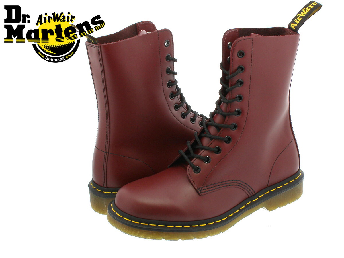 doc martens 10 eye cherry red