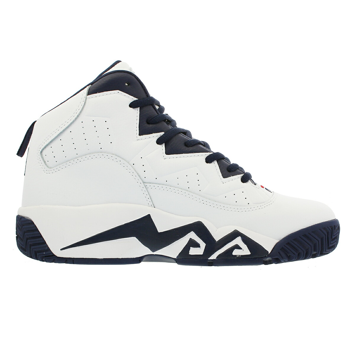 fila mb white navy & red shoes