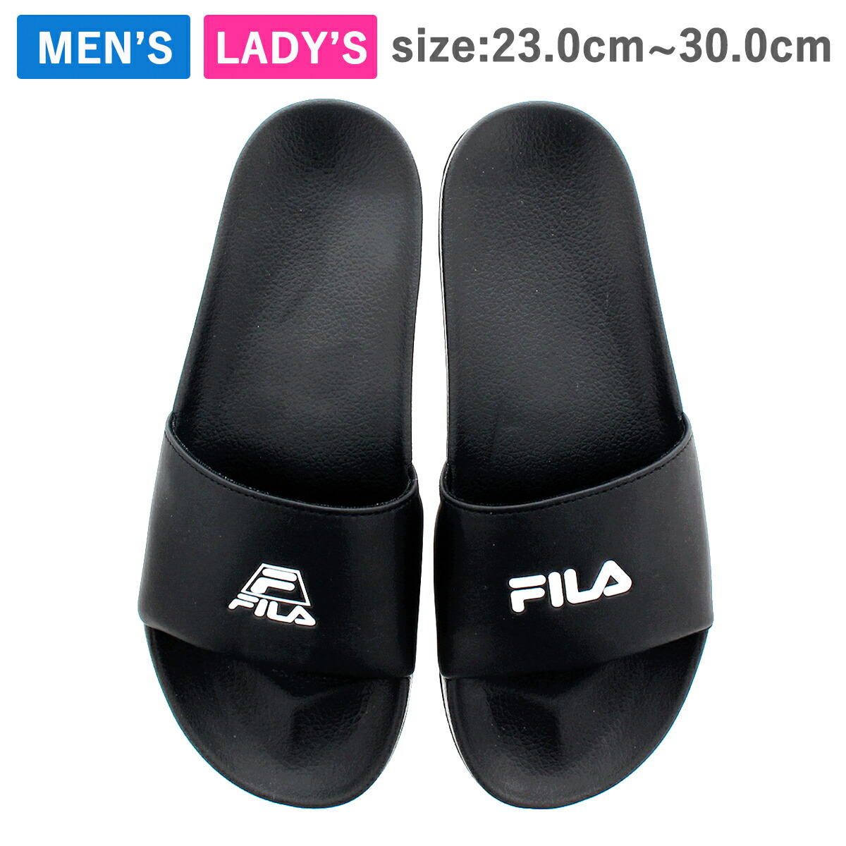 fila drifter slides black