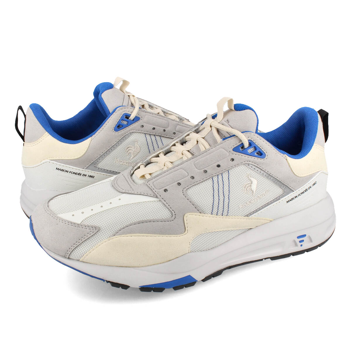 【楽天市場】【お買い物マラソンSALE】 le coq sportif LCS R801 ルコック スポルティフ LCS R 801 GREY ...