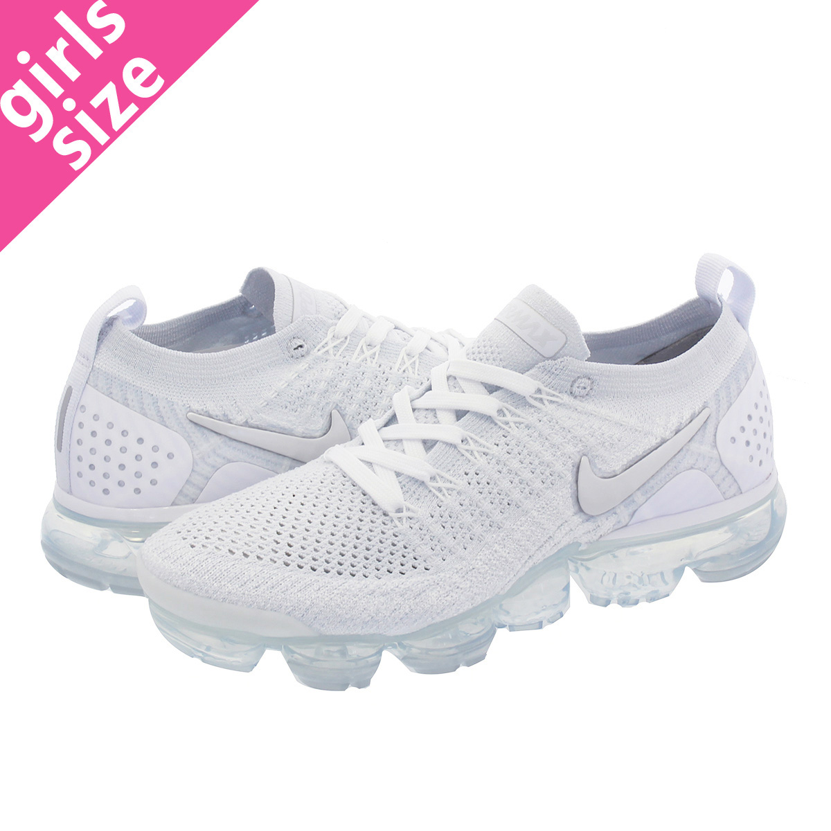 Nike Air VaporMax Flyknit 2 Women s Running Shoe White