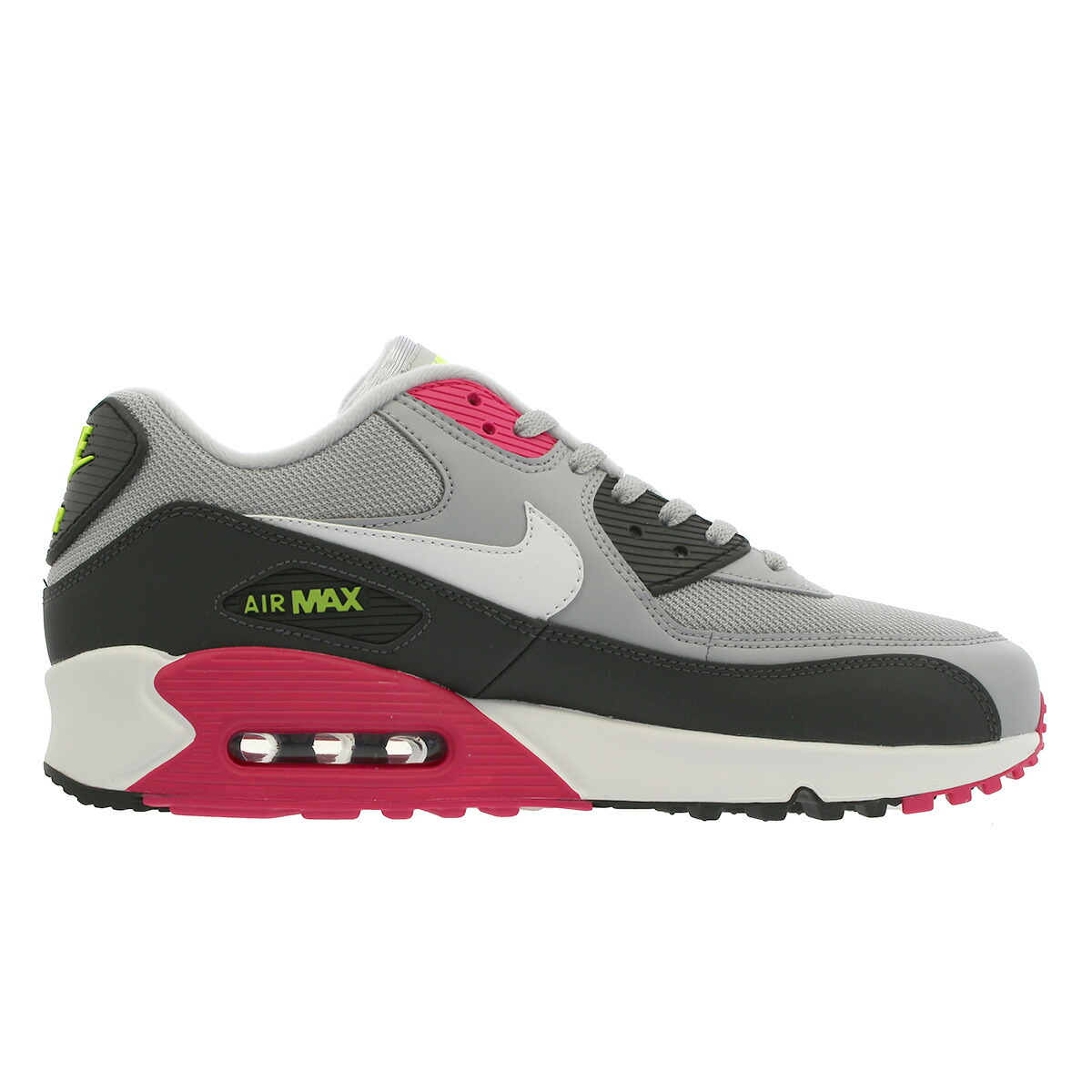 NIKE AIR MAX 90 ESSENTIAL Kie Ney AMAX 90 essential WOLF GREYWHITERUSH PINKVOLT aj1285 020 NIKE AIR MAX 90 ESSENTIAL Kie Ney AMAX 90 essential WOLF GREYWHITERUSH PINKVOLT aj1285 020