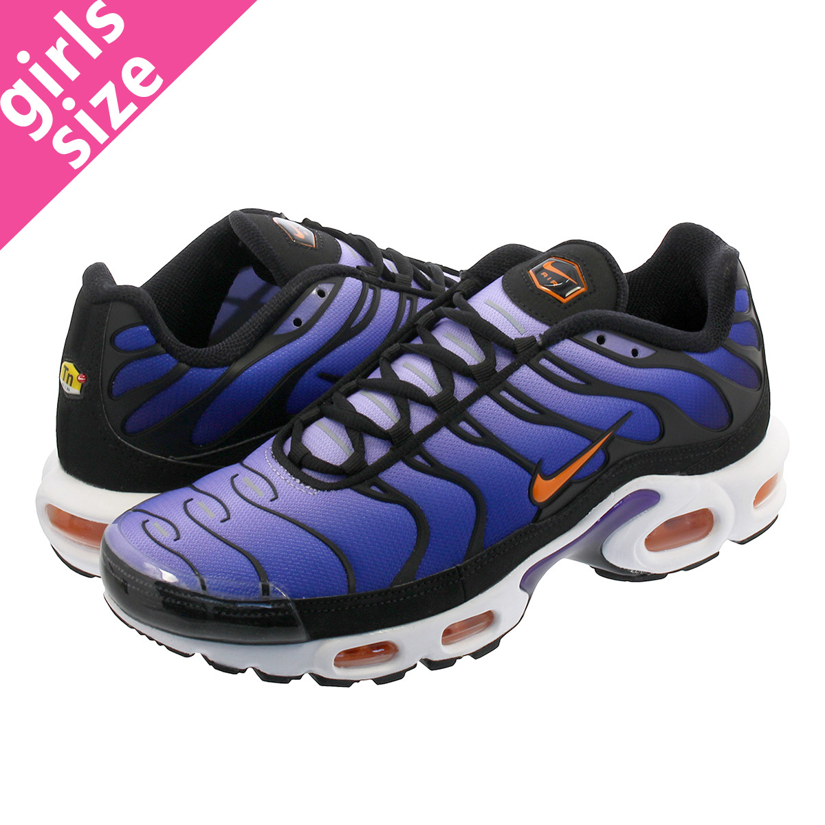 完売 楽天市場 毎日がお得 値下げプライス Nike Air Max Plus Og ナイキ エア マックス プラス Og Black Total Orange Voltage Purple Bq4629 002 Lowtex ビッグ スモール店 人気ブランド Www Faan Gov Ng