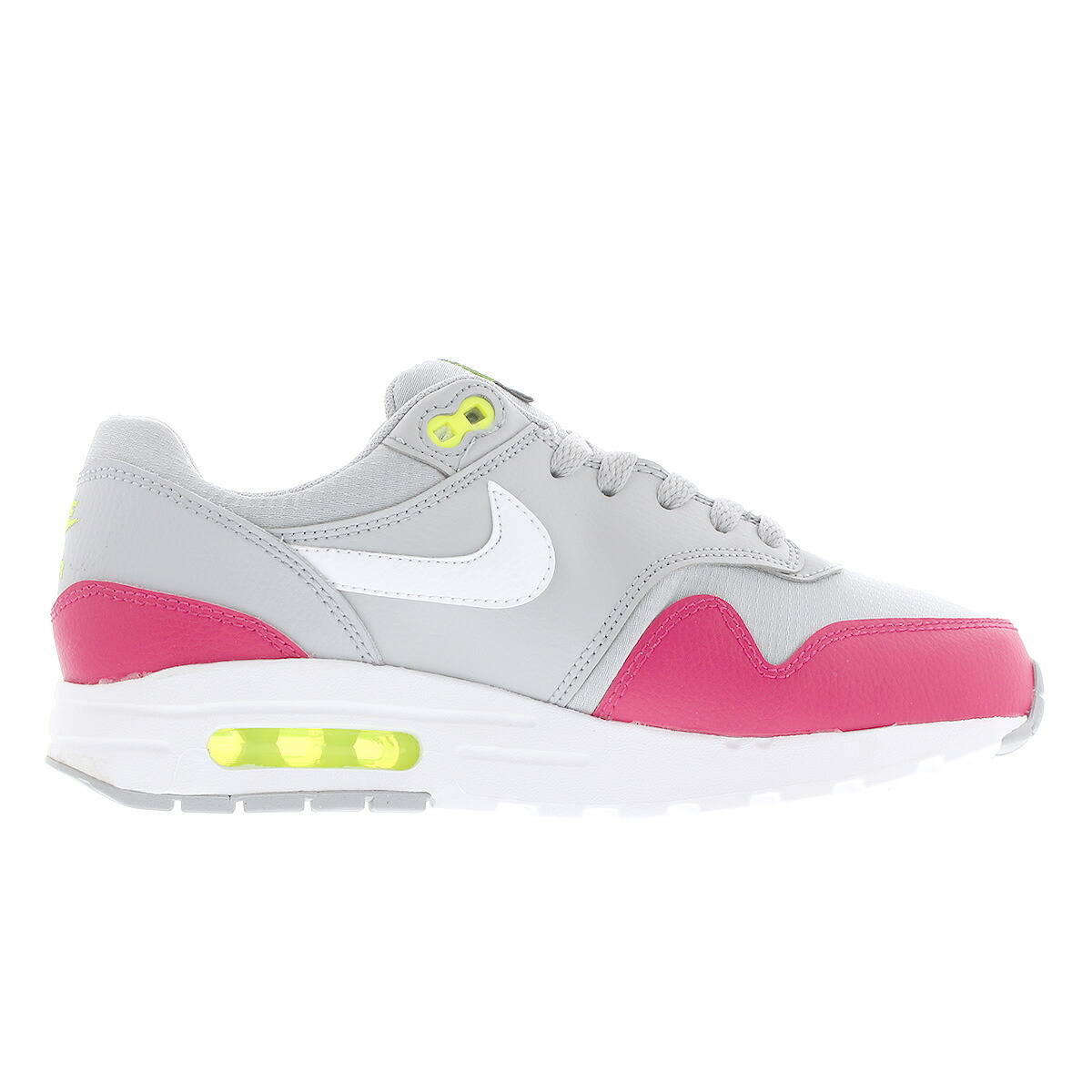 NIKE AIR MAX 1 GS Kie Ney AMAX 1 GS WOLF GREYWHITERUSH PINKVOLT 807,602 016 NIKE AIR MAX 1 GS Kie Ney AMAX 1 GS WOLF GREYWHITERUSH PINKVOLT 807,602 016