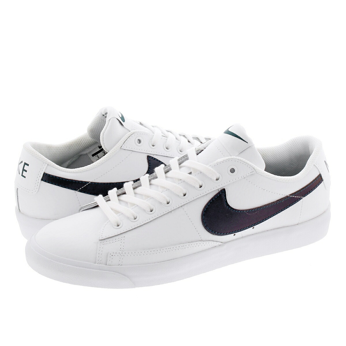 nike blazer royal white