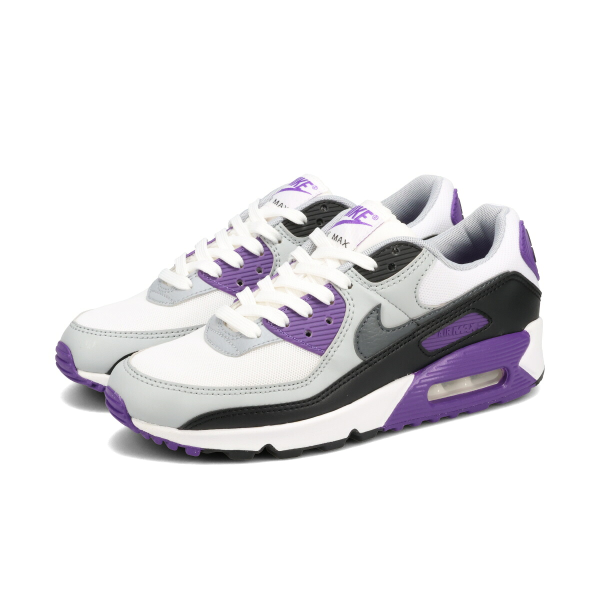 【12,000円均一SALE】 NIKE WMNS AIR MAX 90 ナイキ ウィメンズ エア マックス 90 メンズ レディース スニーカー ローカット WHITE/IRON GREY/BLACK/WOLF GREY ホワイト DH8010-110|KICKS LAB. アウトレット店