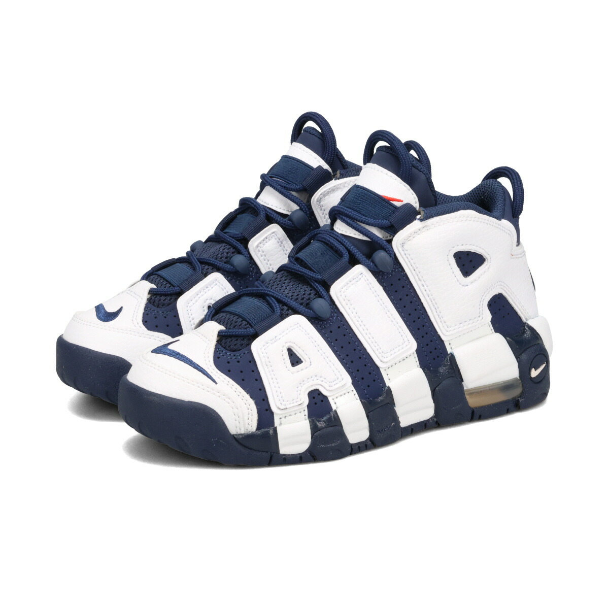 靴 NIKE AIR MORE UPTEMPO GS 415082-600 415082 600 Nike Air More Uptempo Retro Pippen Chicago Bulls