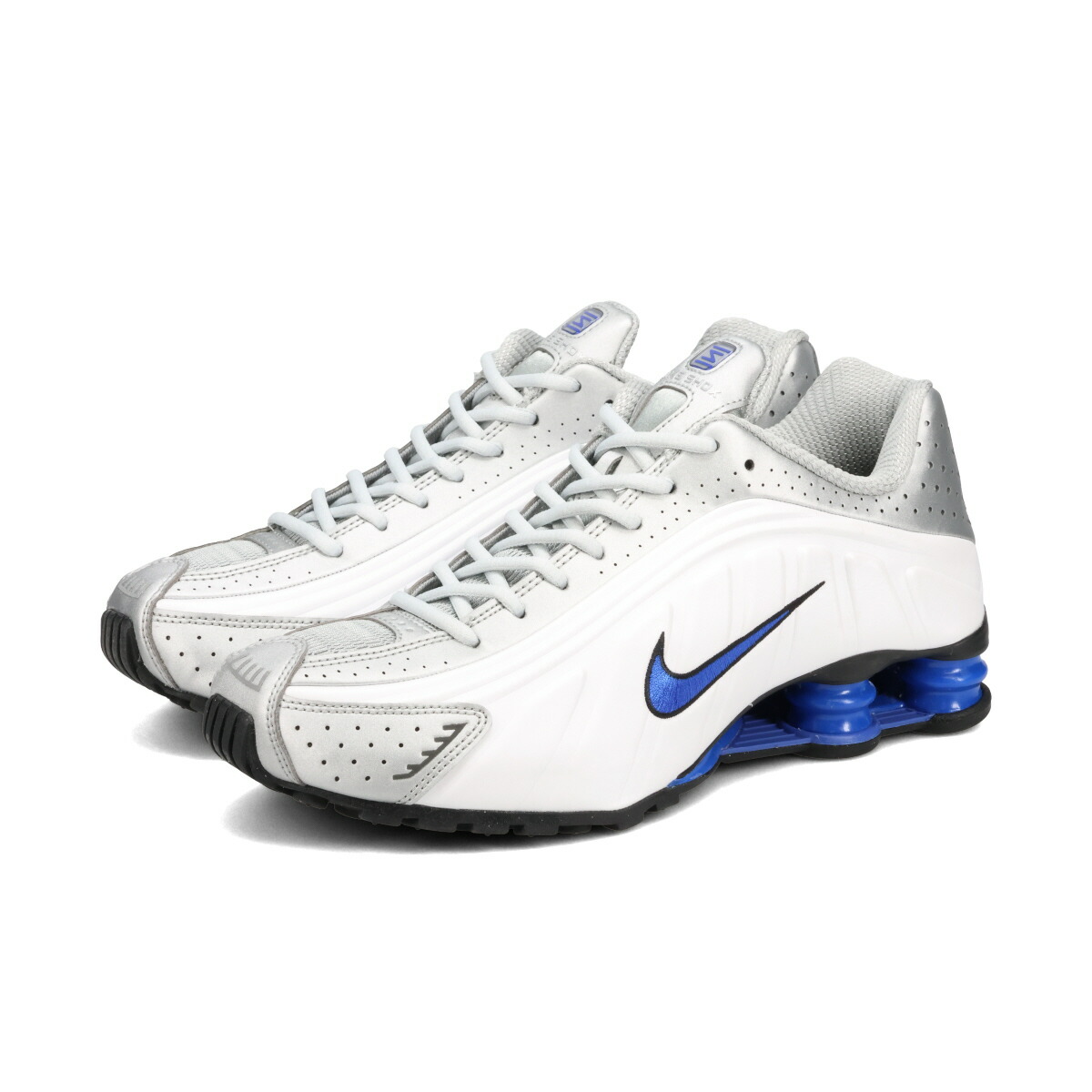 楽天市場】NIKE SHOX R4 white/wht-metallic silver ar3565-101
