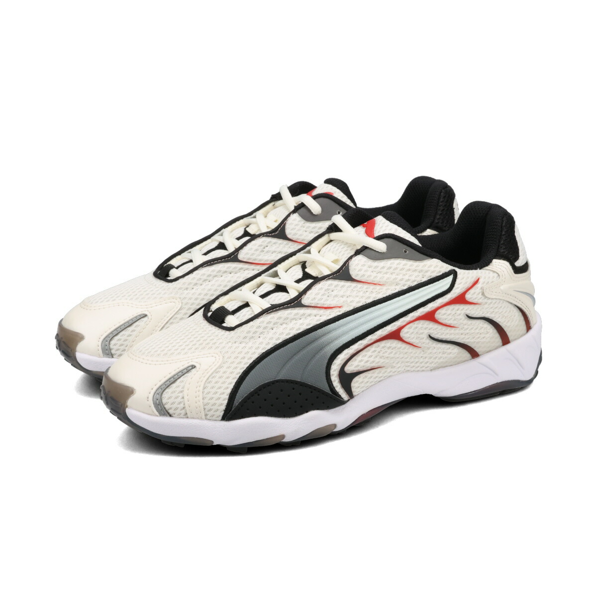 【50%OFF】 PUMA INHALE プーマ インヘイル メンズ スニーカー ローカット WARM WHITE/FOR ALL TIME RED ホワイト 401560-11