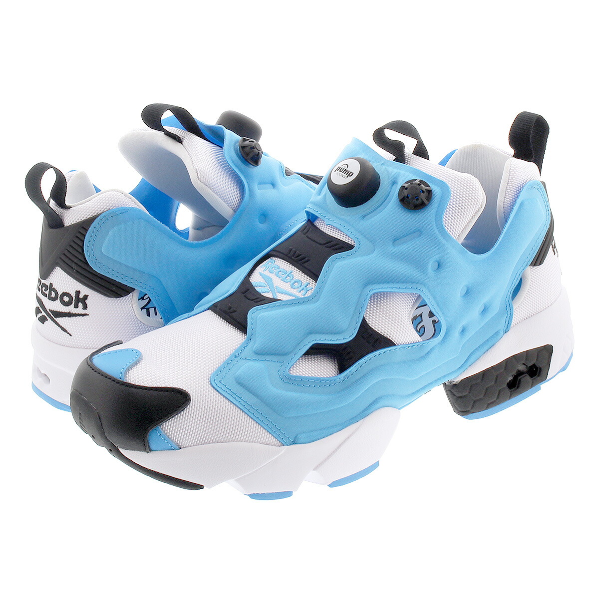 reebok pumps cyan