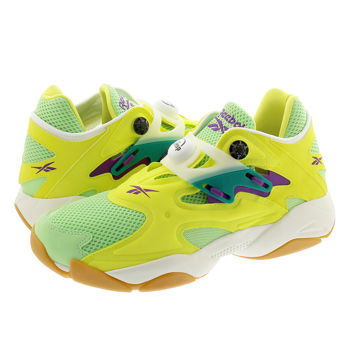 reebok pump green
