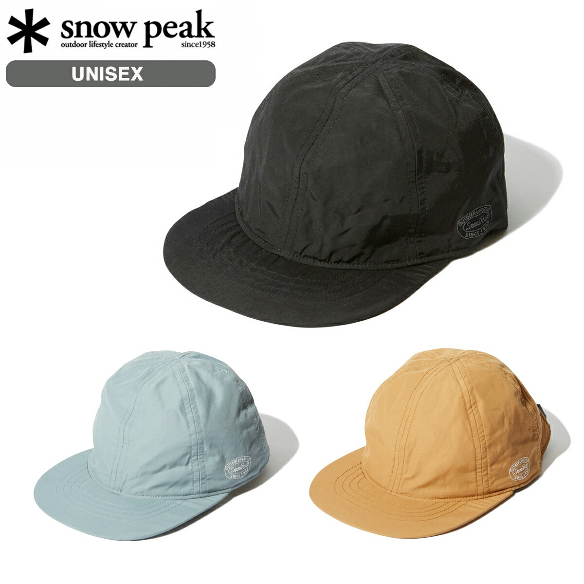 楽天市場】SNOW PEAK LIGHT MOUNTAIN CLOTH CAP スノーピーク ライト