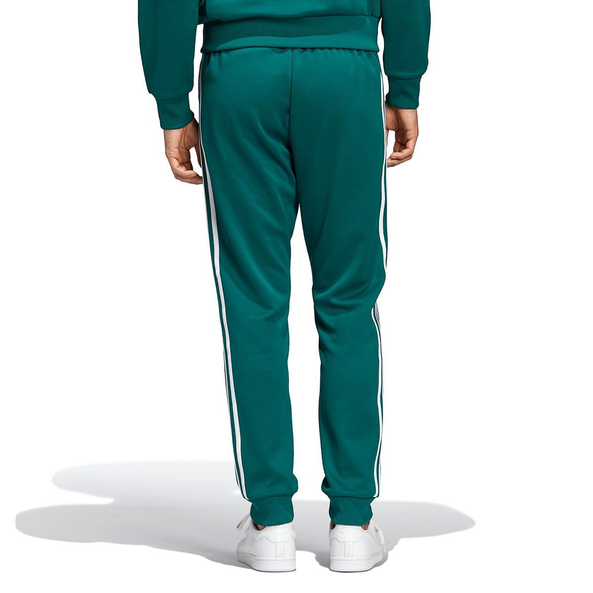 green adidas sst track pants