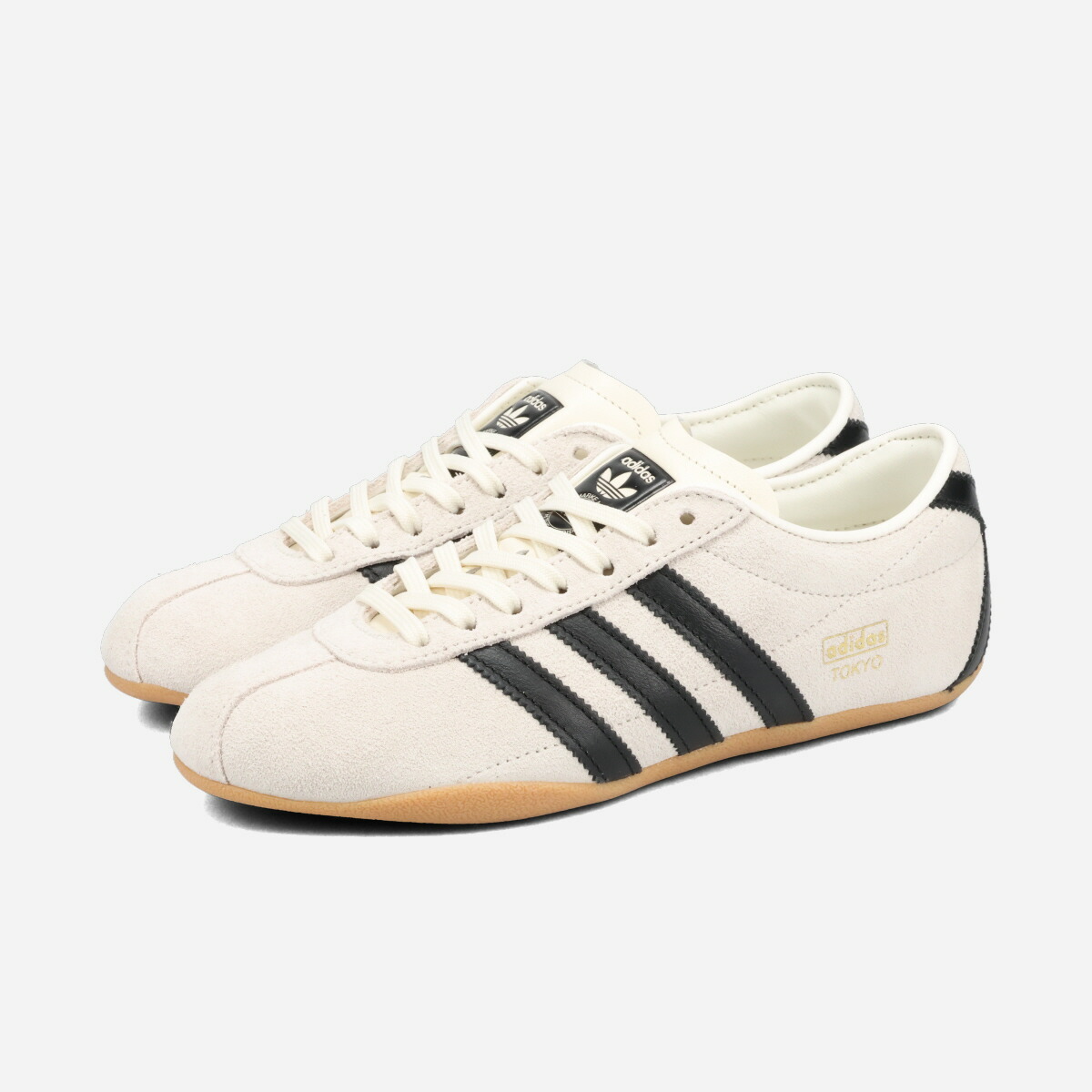 超希少！adidas白短パン、ゴールドライン。超美品！ adidas originals アディダス スニーカー TOKYO W JI0182 WHITE