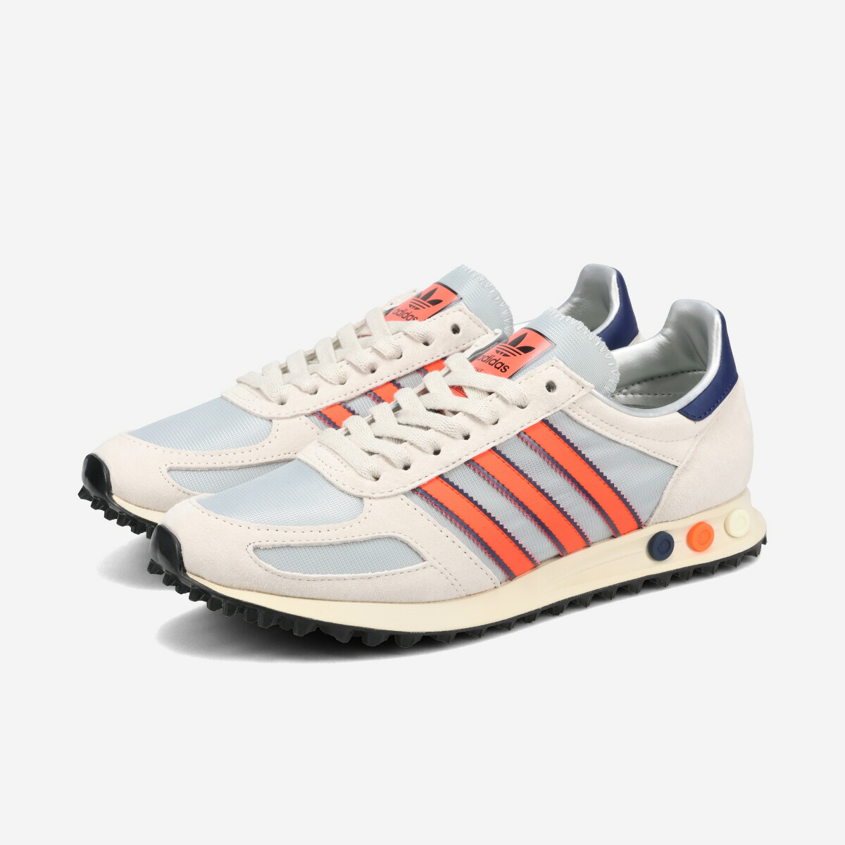 【20%OFF】 adidas LA TRAINER OG アディダス LA トレイナー OG メンズ レディース スニーカー ローカット SILVER METALLIC/SUPPLIER COLOR/DARK BLUE シルバー IH1651