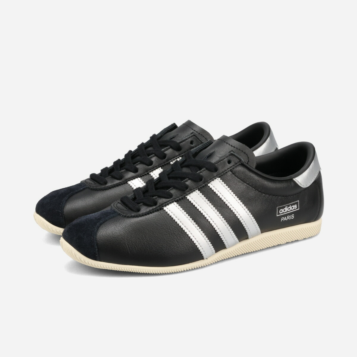 【20%OFF】 adidas PARIS アディダス パリ レディース スニーカー ローカット CORE BLACK/SILVER METALLIC/CREAM WHITE ブラック IH9227