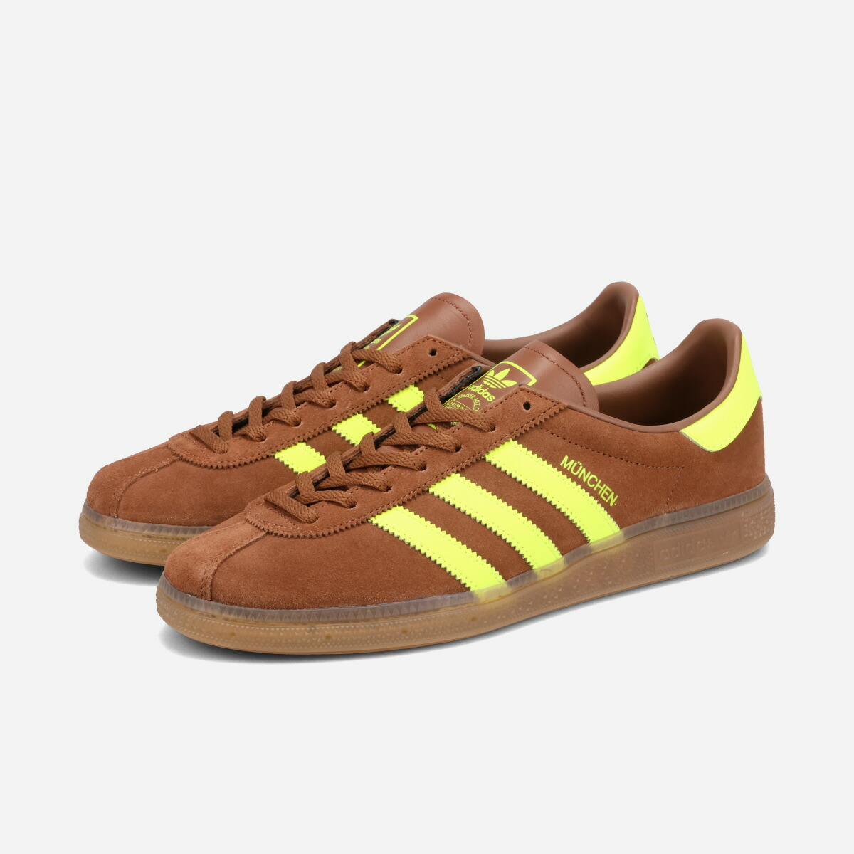 【30%OFF】 adidas MUENCHEN アディダス ミュンヘン メンズ レディース スニーカー ローカット PRELOVED BROWN/SOLAR YELLOW/GUM ブラウン JS3996