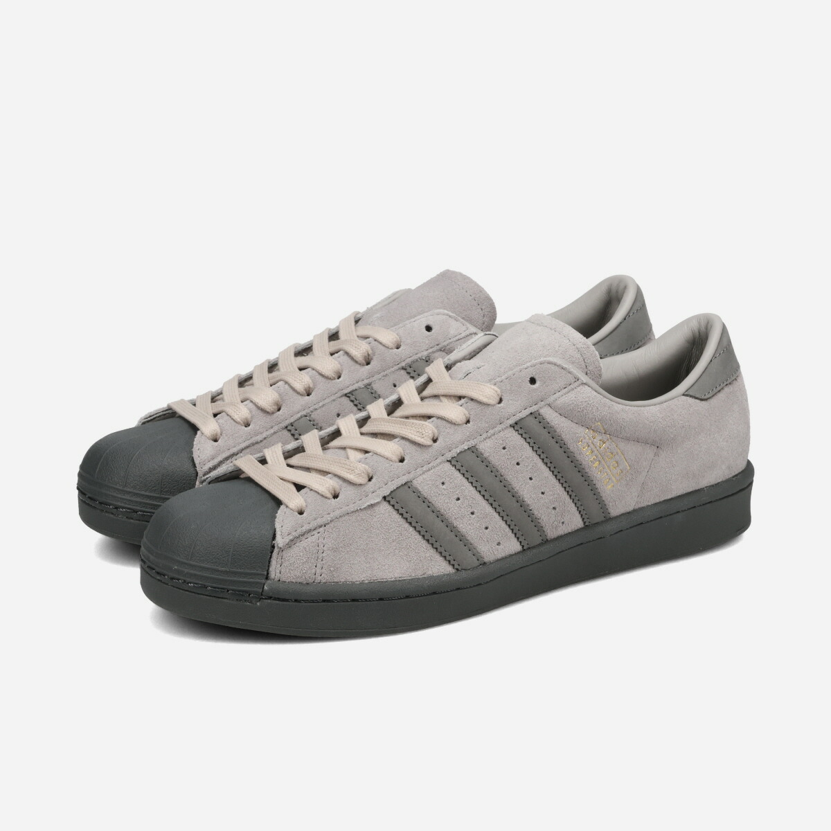 adidas SUPERSTAR VINTAGE アディダス スーパースター ビンテージ メンズ レディース スニーカー ローカット CHARCOAL SOLID GREY/GREY SIX/ASH グレー KJ1713|KICKS LAB. 店