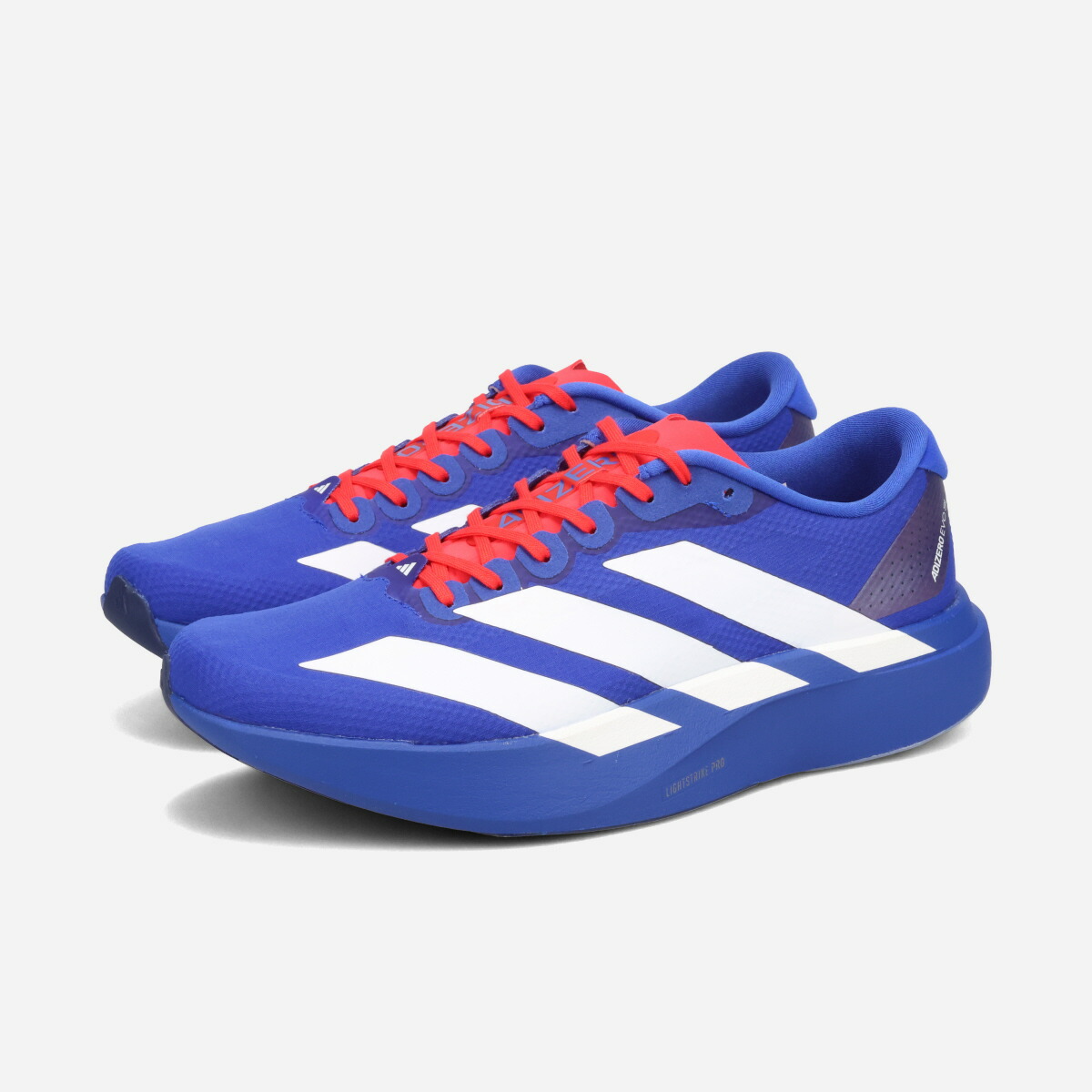 adidas ADIZERO EVO SL WOVEN M アディダス アディゼロ エヴォ SL ウーブン メンズ スニーカー ローカット LUCID BLUE/PURE RUBY/FTWR WHITE ブルー KK3680|KICKS LAB. 店