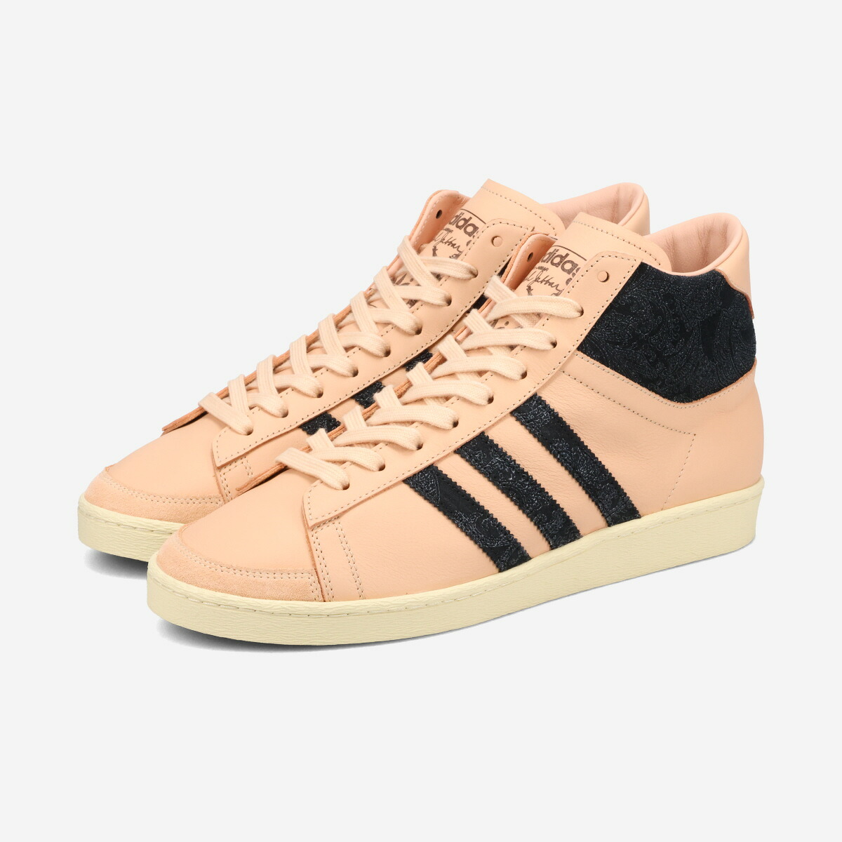 adidas JABBAR HI MADE IN LA アディダス ジャバー ハイ メイド イン LA メンズ スニーカー ハイカット SUPPLIER COLOUR/GUM/WARM VANILLA ベージュ JQ8584｜KICKS LAB. 店