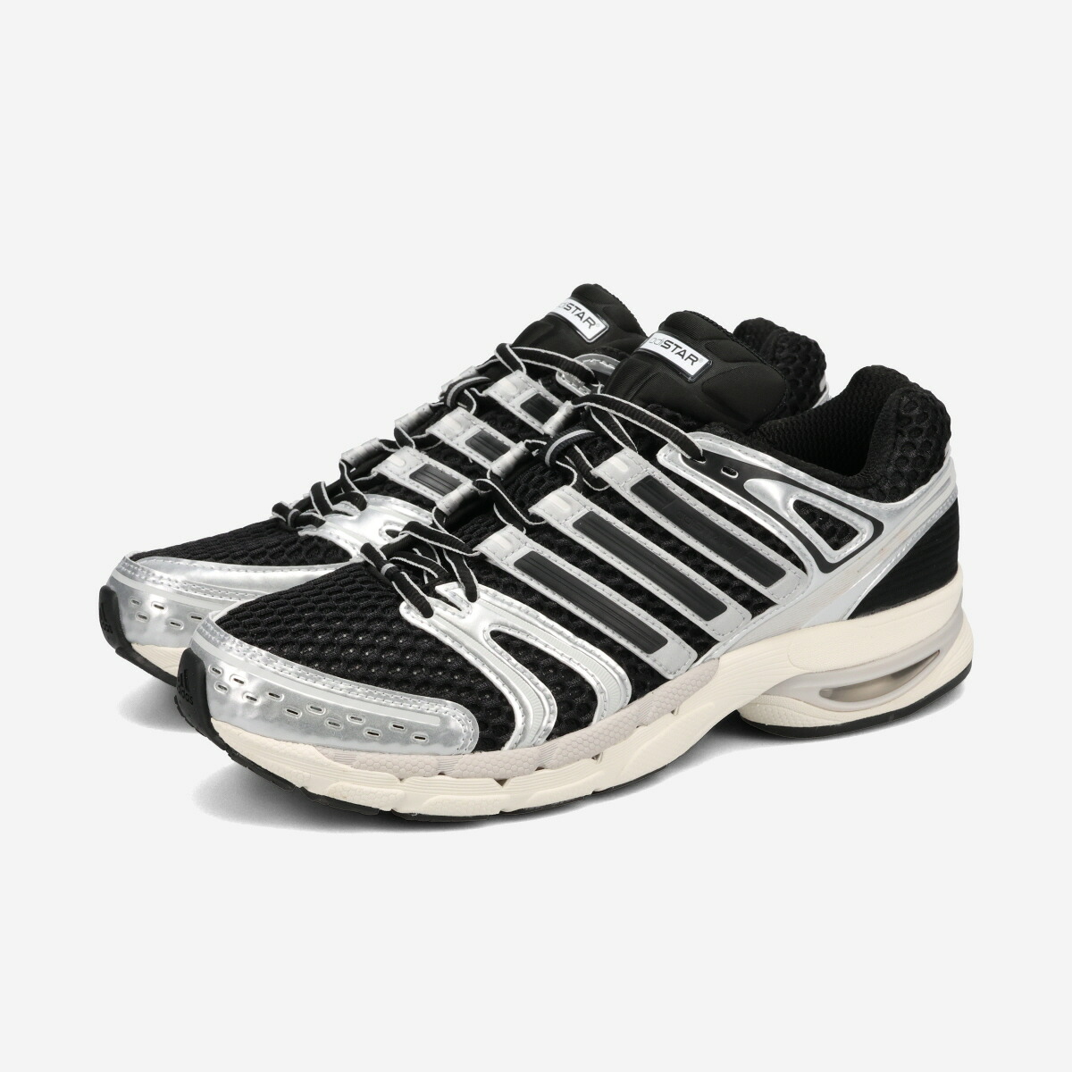 adidas ADISTAR CONTROL 5 アディダス アディスター コントロール 5 メンズ スニーカー ローカット CORE BLACK/SILVER METALLIC/GREY ONE ブラック KI6120|KICKS LAB. 店