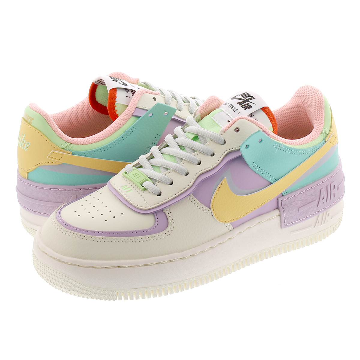nike af1 shadow air force 1 pale ivory gold purple wmns