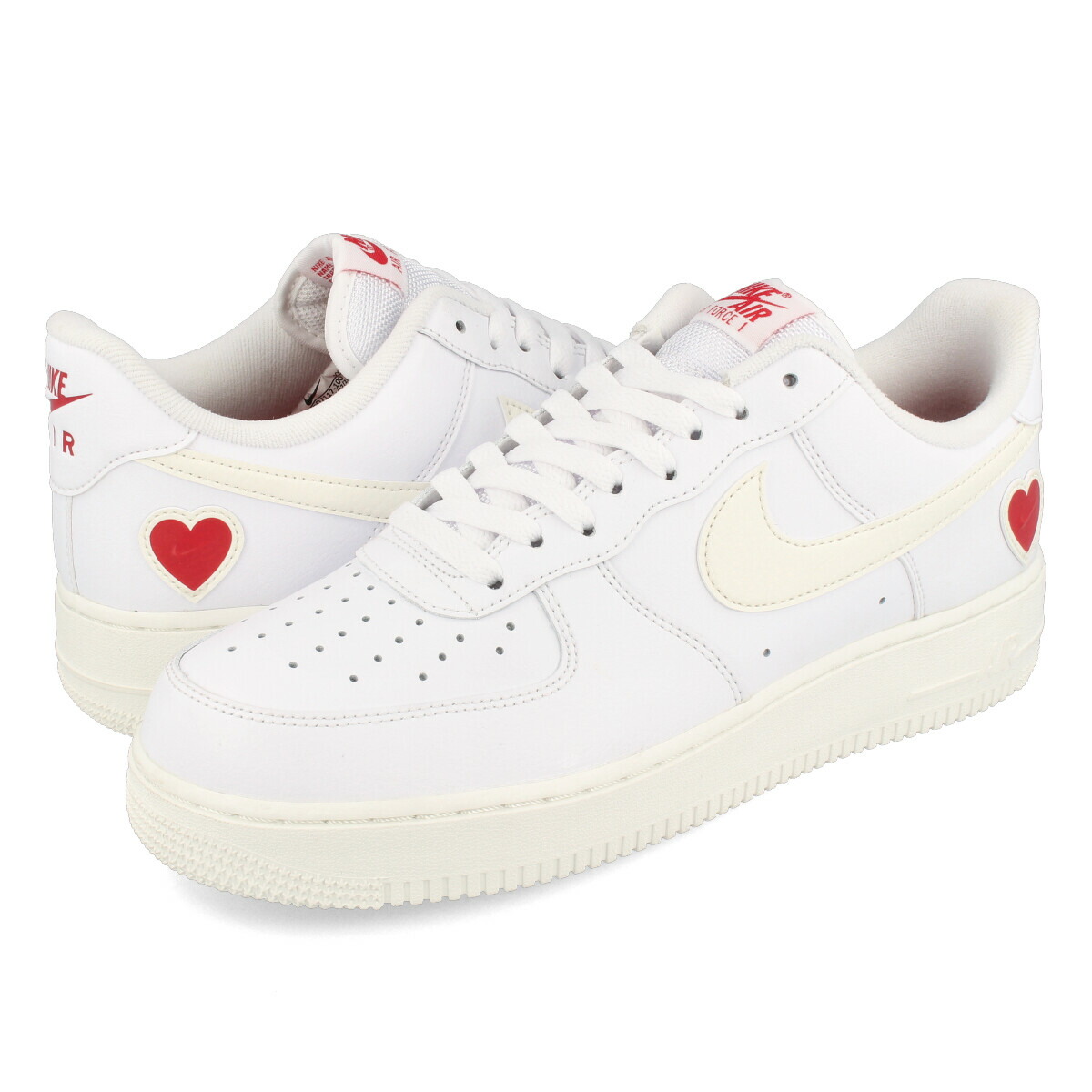 高速配送 Nike Air Force 1 Valentine S Day ナイキ エア フォース 1 White Sail University Red Dd7117 100 正規激安 Www Werther Com Br