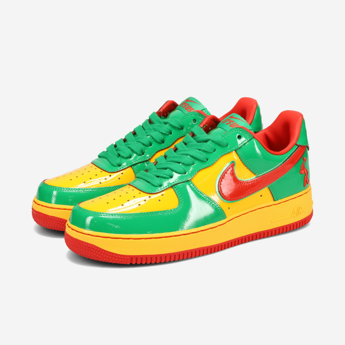NIKE US FORCE 1 × LIL YACHTY ナイキ アス フォース 1 × リル・ヨッティ メンズ スニーカー ローカット LUCKY GREEN/MYSTIC RED/UNIVERSITY GOLD グリーン IH4383-300