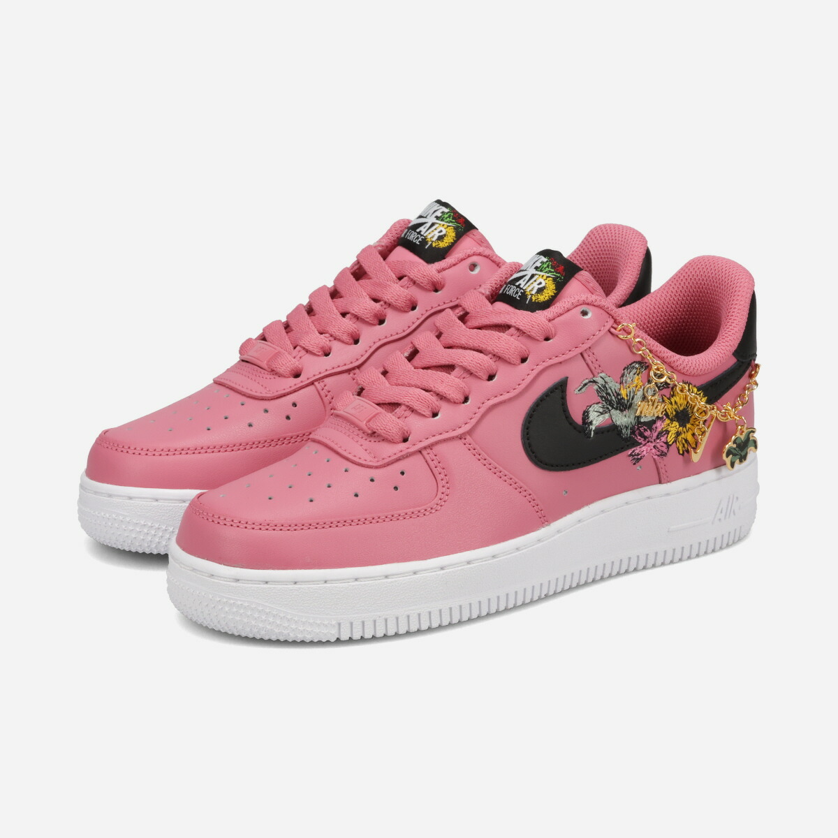 NIKE WMNS AIR FORCE 1 '07 PREMIUM ナイキ ウィメンズ エア フォース 1 '07 プレミアム レディース スニーカー ローカット PEONY/METALLIC GOLD/WHITE/BLACK ピンク IB6644-600