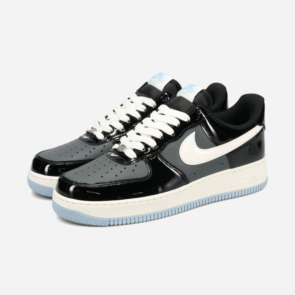 NIKE AIR FORCE 1 '07 ナイキ エア フォース 1 '07 メンズ スニーカー ローカット BLACK/ARMORY BLUE/IRON GREY/SAIL ブラック IB7676-001｜KICKS LAB. 店