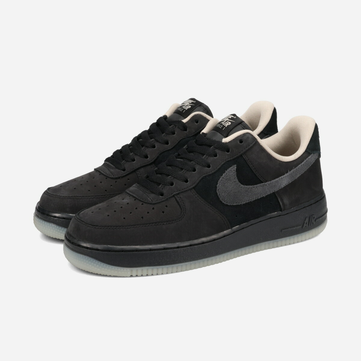 NIKE AIR FORCE 1 LOW ナイキ エア フォース 1 ロー 海外限定 日本未発売 メンズ スニーカー ローカット BLACK/CHALK/DARK SMOKE GREY ブラック IQ9791-001
