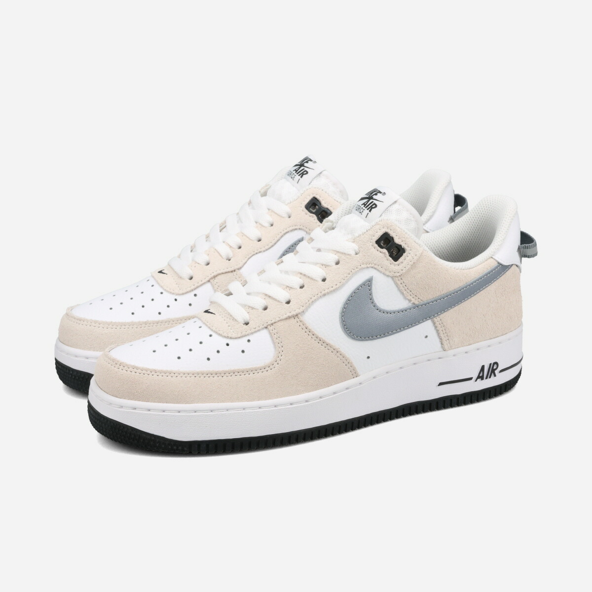 NIKE AIR FORCE 1 '07 LV8 ナイキ エア フォース 1 '07 LV8 メンズ スニーカー ローカット WHITE/METALLIC COOL GRAY/BLACK/COOL GRAY ホワイト IR2007-100|KICKS LAB. 店