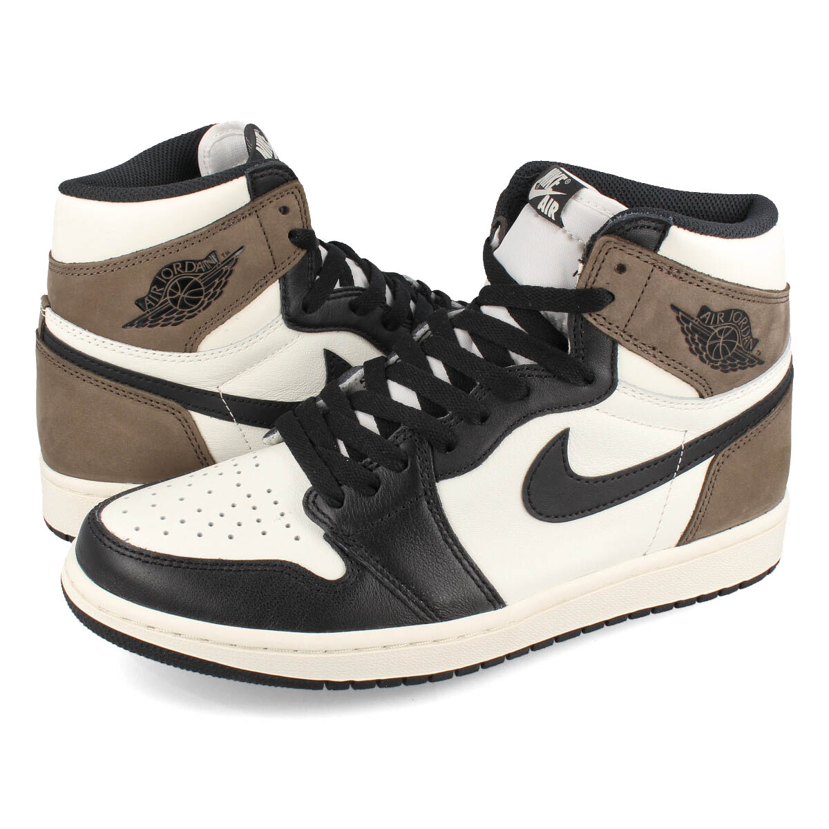 クーポン利用 NIKE AIR JORDAN1 ダークモカ 26cm 555088 105 | www