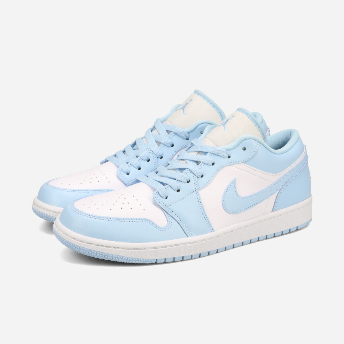 【30,000円均一SALE】 NIKE WMNS AIR JORDAN 1 LOW ナイキ ウィメンズ エア ジョーダン 1 ロー メンズ スニーカー ローカット WHITE/ICE BLUE ホワイト ブルー DC0774-141