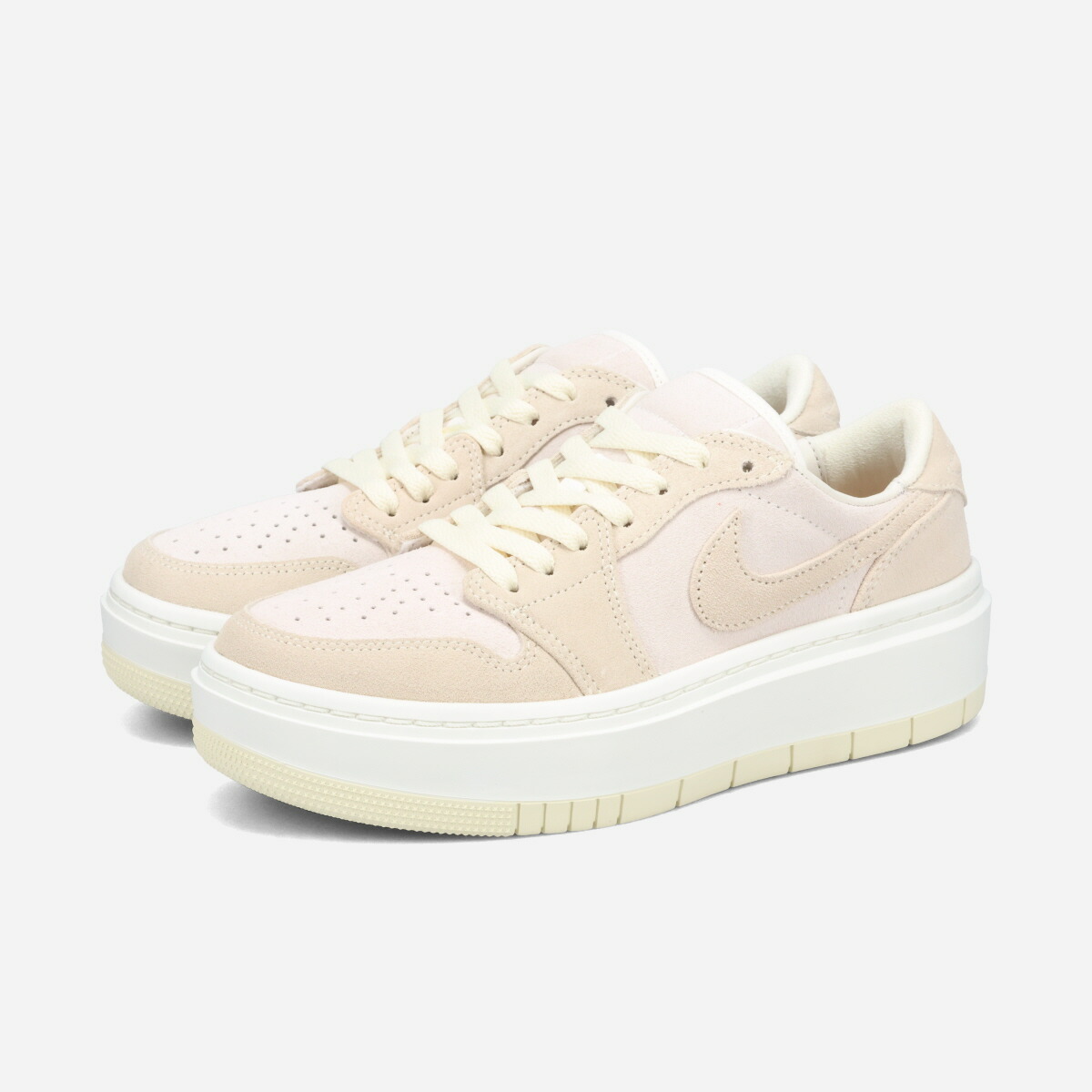 【12,000円均一SALE】 NIKE WMNS AIR JORDAN 1 ELEVATE LOW ナイキ ウィメンズ エア ジョーダン 1 エレベイト ロー レディース スニーカー ローカット SAIL/COCONUT MILK ベージュ DH7004-101|KICKS LAB. 店