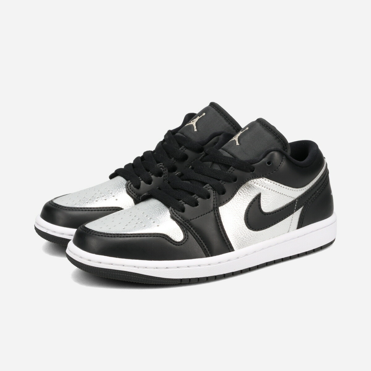 NIKE WMNS AIR JORDAN 1 LOW SE ナイキ ウィメンズ エア ジョーダン 1 ロー SE メンズ レディース スニーカー ローカット BLACK/METALLIC SILVER/WHITE ブラック DA5551-001