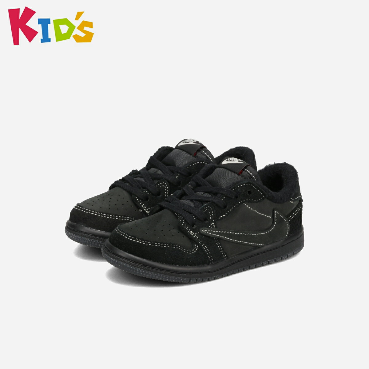 楽天市場】NIKE AIR JORDAN 1 LOW OG SP PS×TRAVIS SCOTT 【BLACK