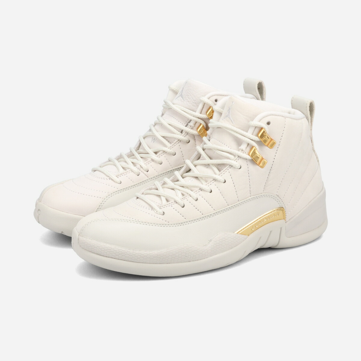 NIKE WMNS AIR JORDAN 12 RETRO 【PHANTOM】 ナイキ ウィメンズ エア ジョーダン 12 レトロ 【ファントム】 海外限定 日本未発売モデル メンズ レディース スニーカー ハイカット PHANTOM/METALLIC GOLD/WHITE ホワイト FD9101-007