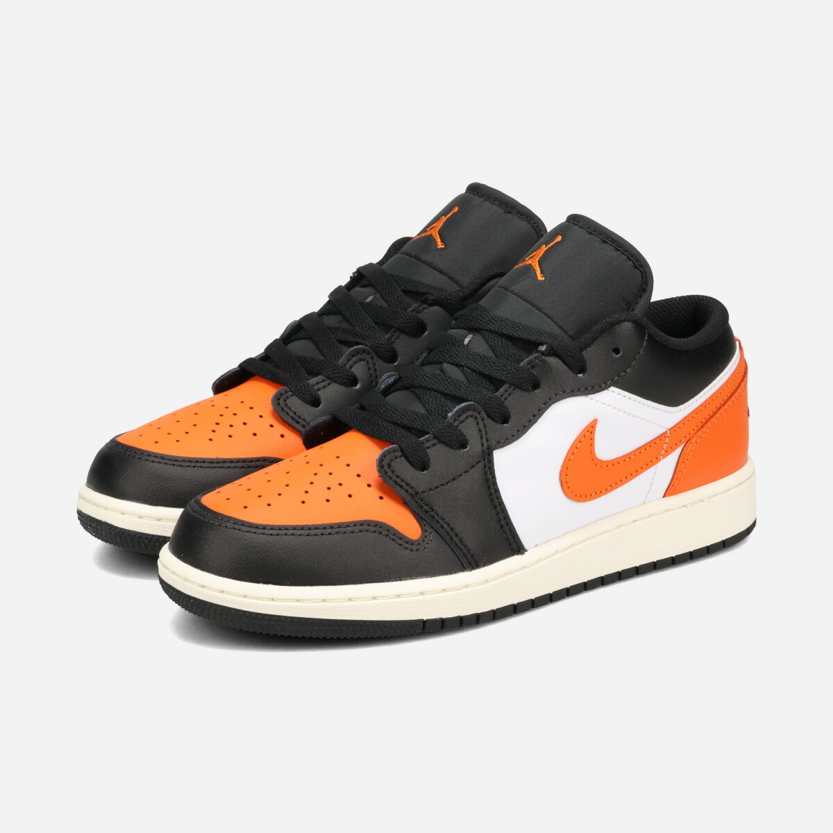 NIKE AIR JORDAN 1 LOW GS ナイキ エア ジョーダン 1 ロー GS レディース スニーカー ローカット BLACK/STARFISH/WHITE/SAIL ブラック 553560-081