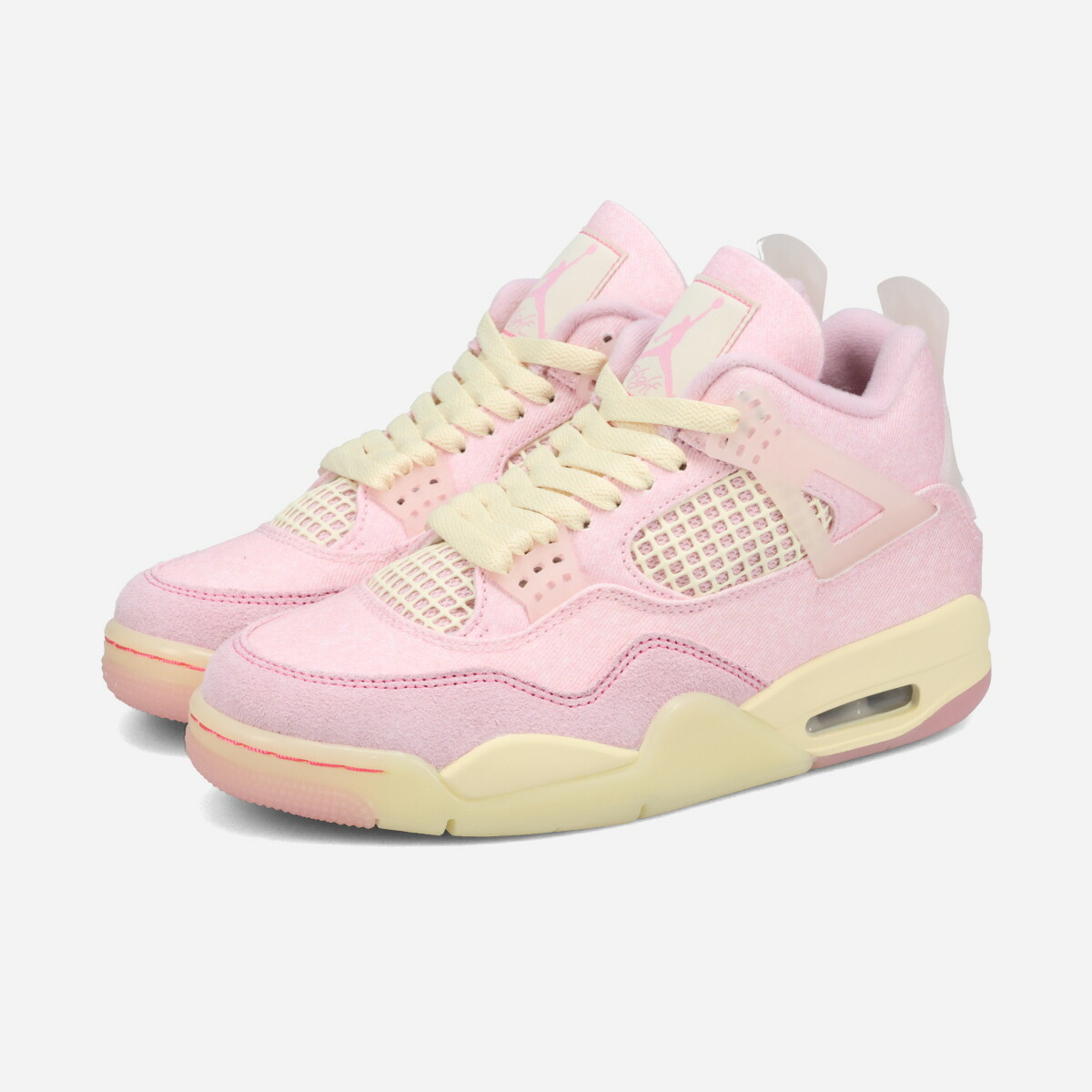 NIKE WMNS AIR JORDAN 4 RETRO TEX ナイキ ウィメンズ エア ジョーダン 4 レトロ TEX メンズ レディース スニーカー ミッドカット PEARL PINK/ICED CARMINE/COCONUT MILK ピンク IB6716-600｜KICKS LAB. 店